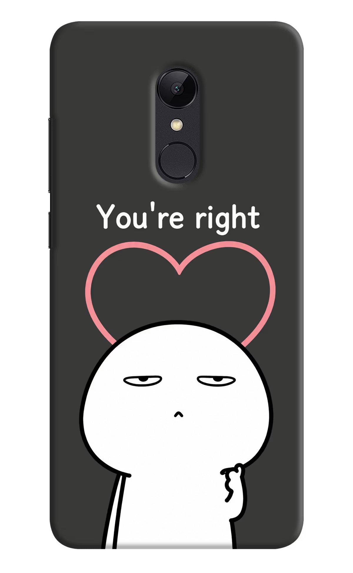 You're Right Redmi 5 Back Cover