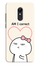Always Right Redmi 5 Hard Case Back Cover by Casekaro