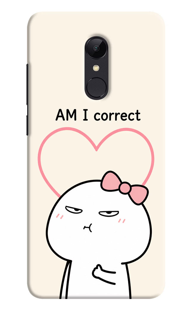 Always Right Redmi 5 Hard Case Back Cover by Casekaro