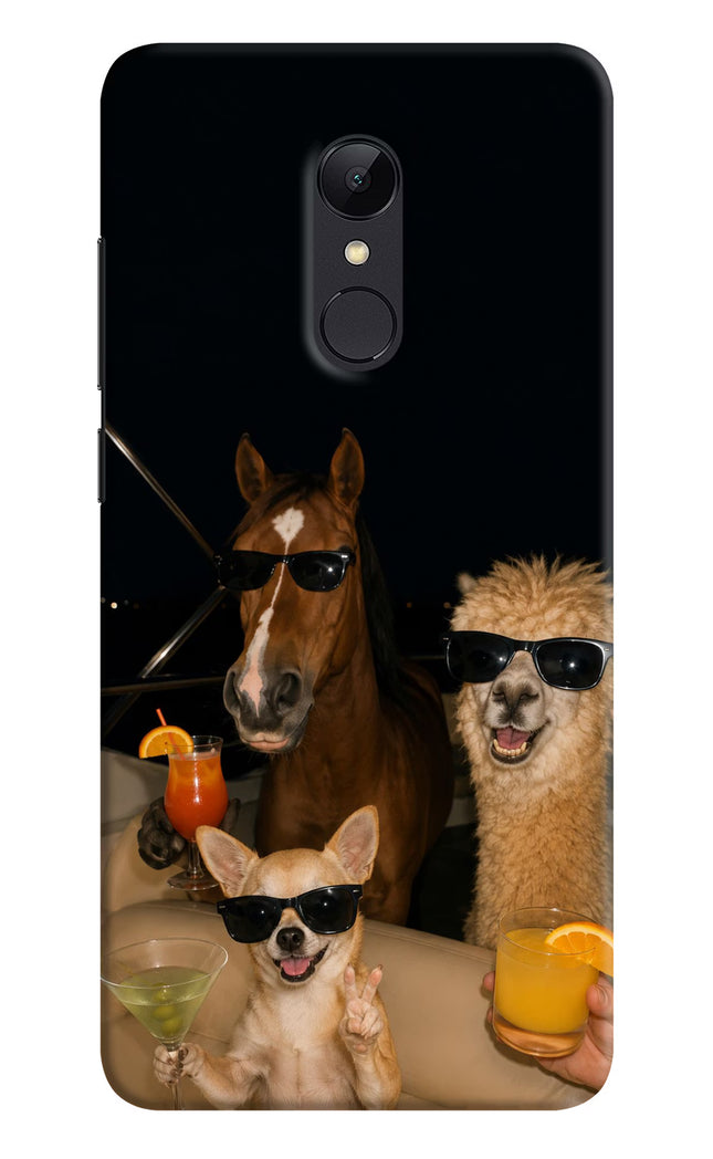 Party Squad Redmi 5 Hard Case Back Cover by Casekaro