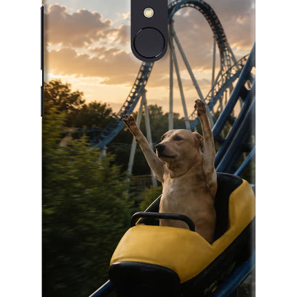 Rollercoaster Dog Redmi 5 Hard Case Back Cover by Casekaro