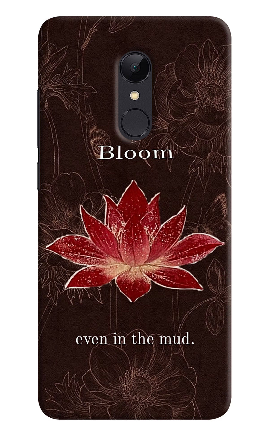 Bloom Redmi 5 Back Cover, Hard case