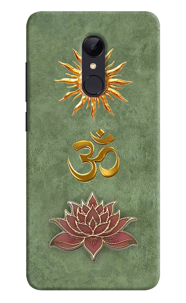 Om & Lotus Redmi 5 Back Cover