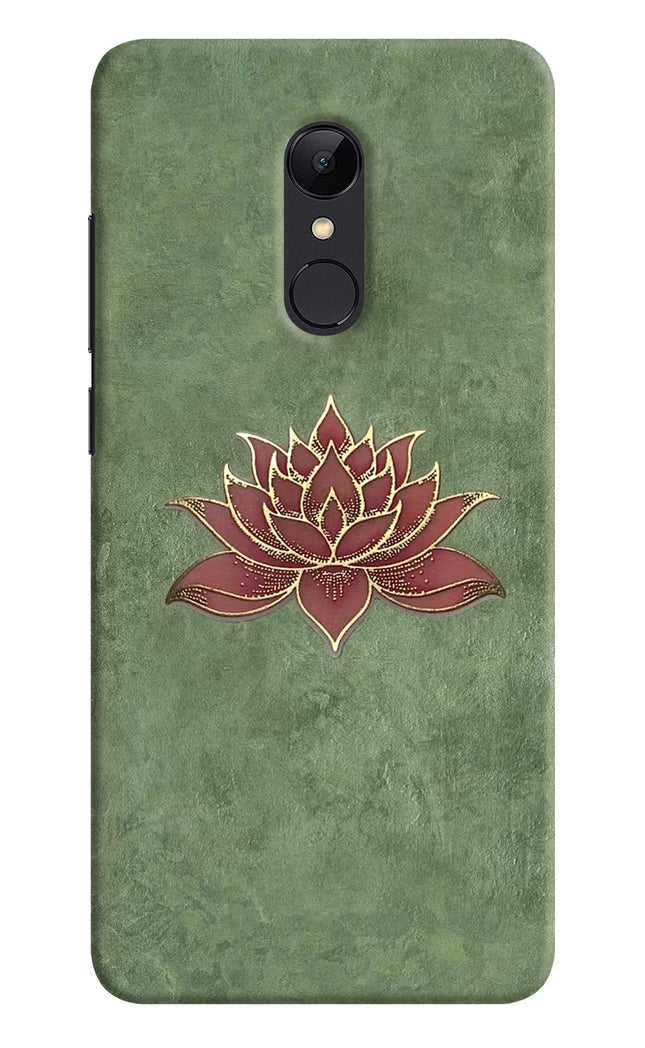 Lotus Grace Redmi 5 Hard Case Back Cover by Casekaro