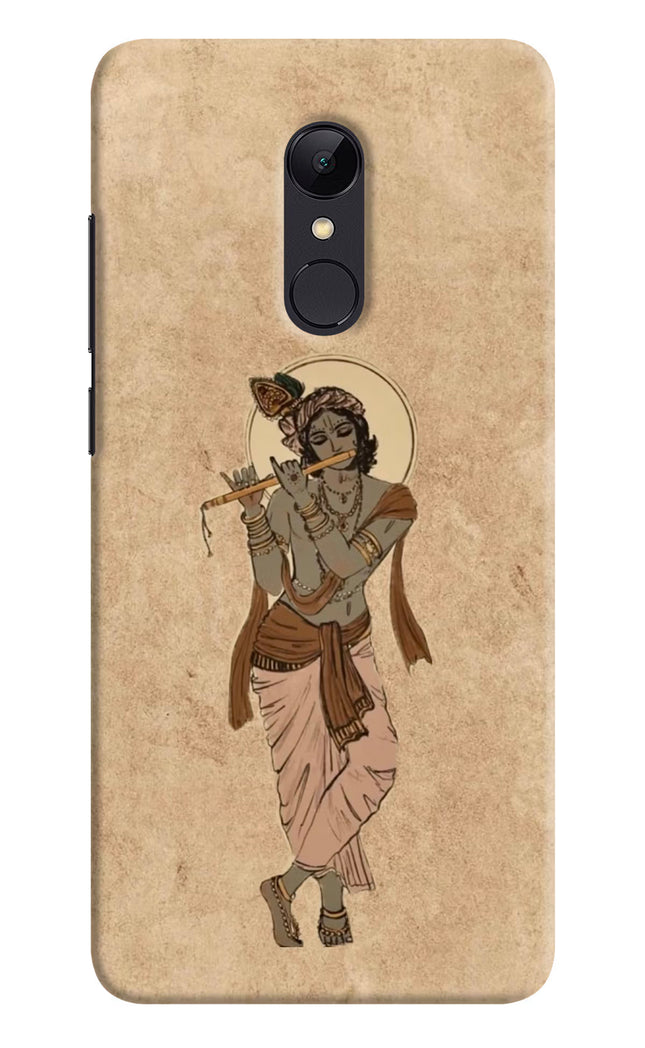 Krishna Redmi 5 Hard Case Back Cover by Casekaro