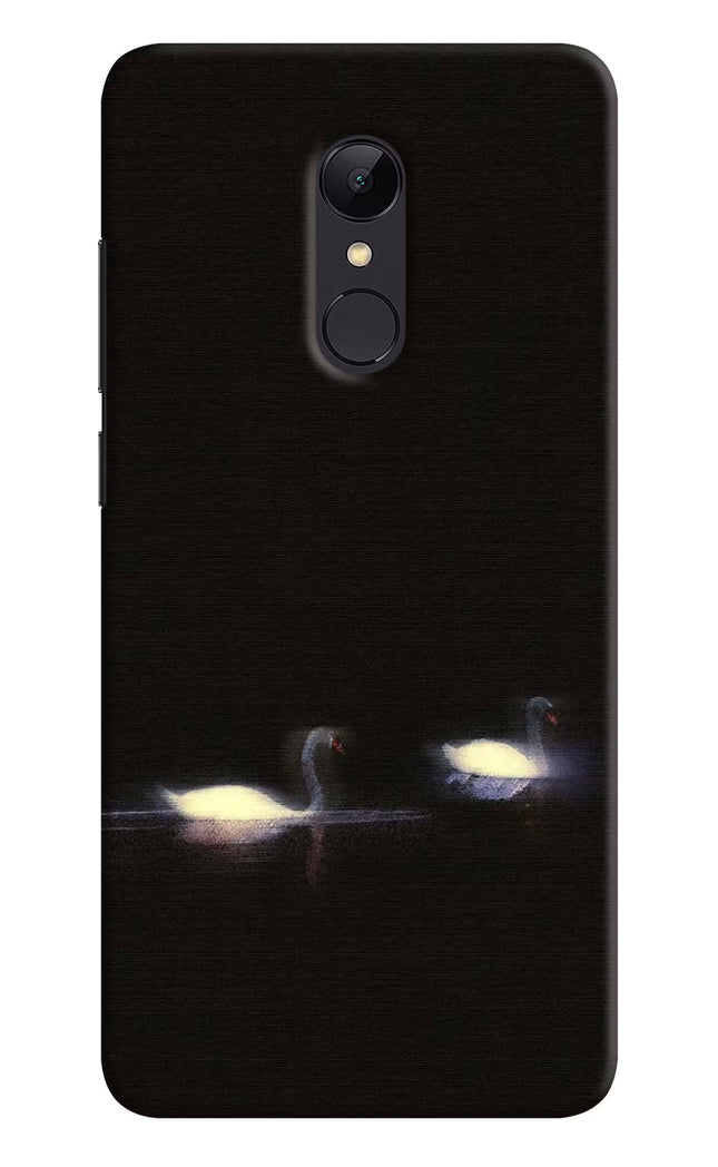 Silent Swans Redmi 5 Hard Case Back Cover by Casekaro