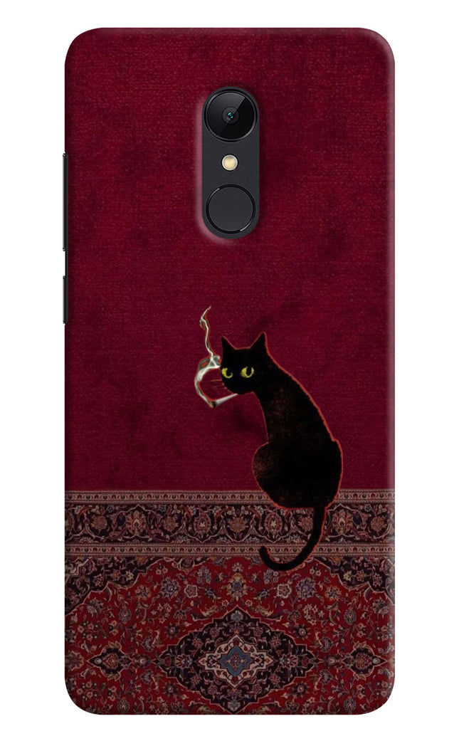 Midnight Cat Redmi 5 Hard Case Back Cover by Casekaro