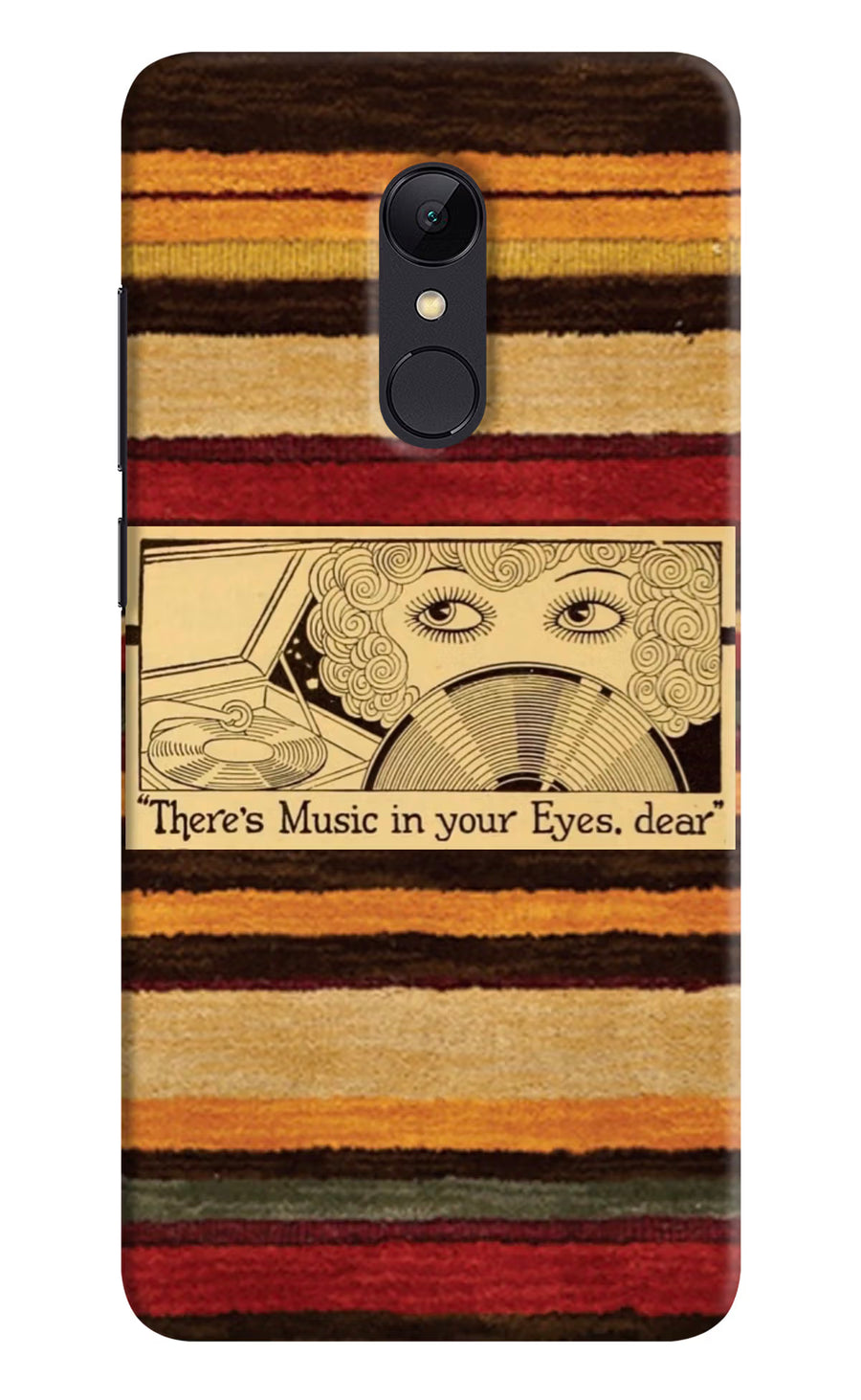 Vinyl Stripes Redmi 5 Back Cover, Hard case