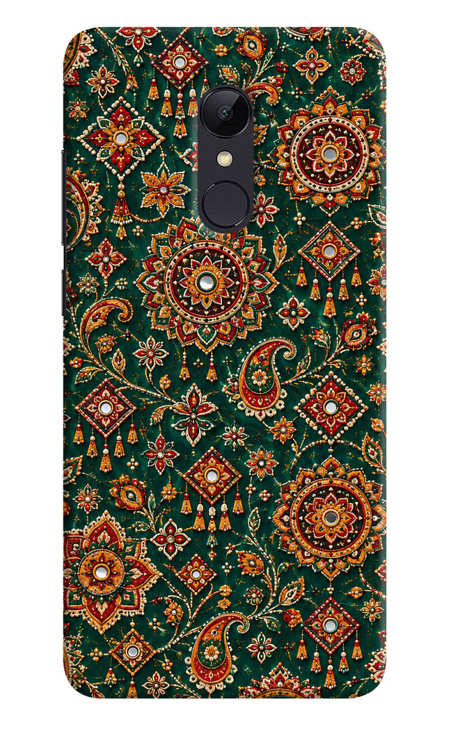 Green Pataka Redmi 5 Hard Case Back Cover by Casekaro