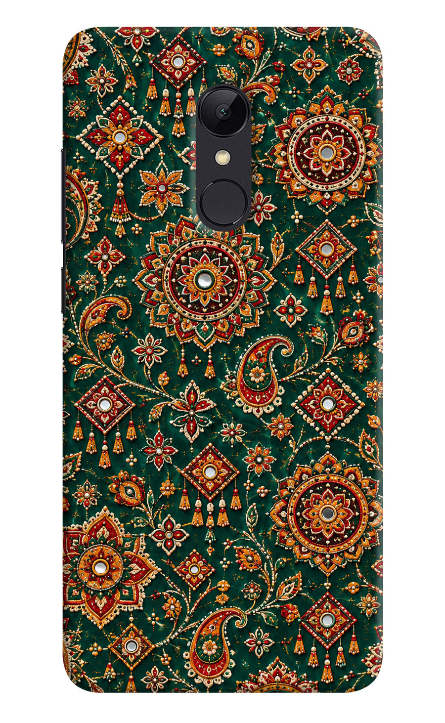Green Pataka Redmi 5 Back Cover, Hard case