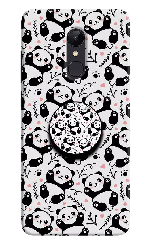 Cute Panda Redmi 5 Pop Case by Casekaro