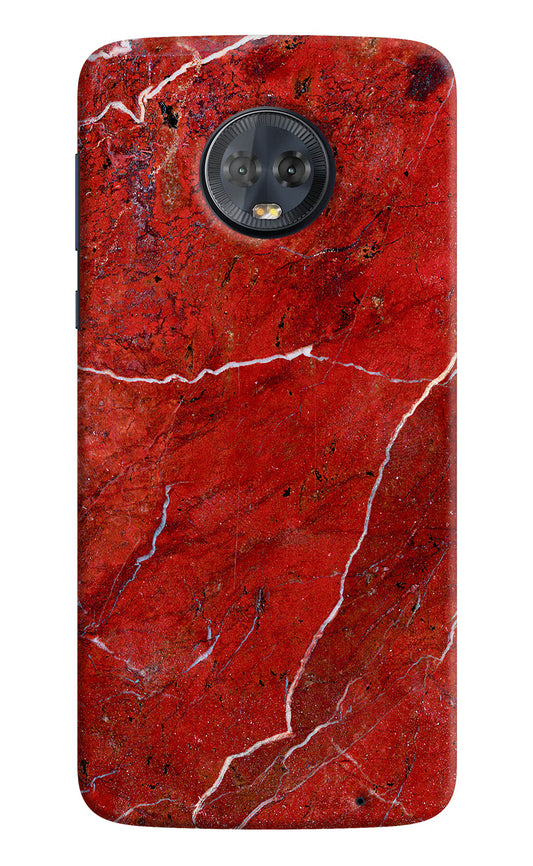 Red Marble Design Moto G6 Hard Case Back Cover by Casekaro