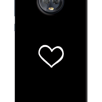 Heart Moto G6 Hard Case Back Cover by Casekaro