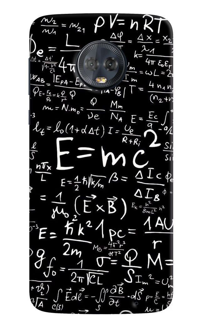 Physics Formula Moto G6 Hard Case Back Cover by Casekaro