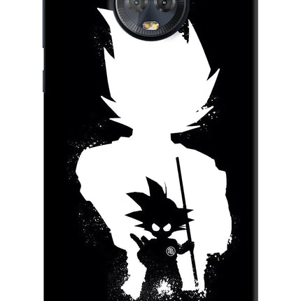 Goku Shadow Moto G6 Hard Case Back Cover by Casekaro