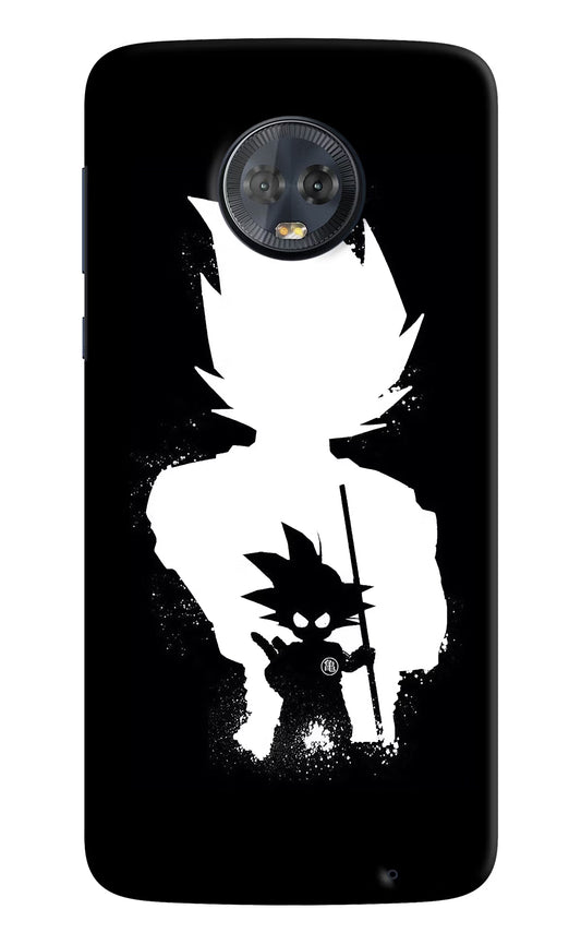 Goku Shadow Moto G6 Hard Case Back Cover by Casekaro
