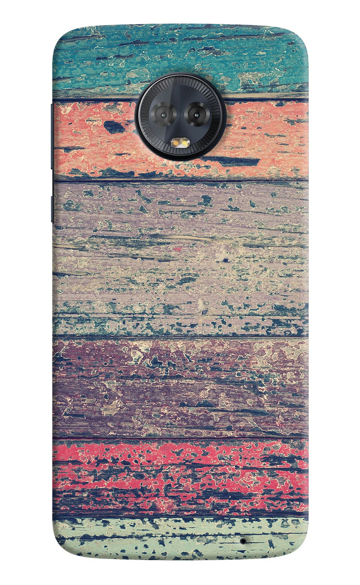 Colourful Wall Moto G6 Hard Case Back Cover by Casekaro