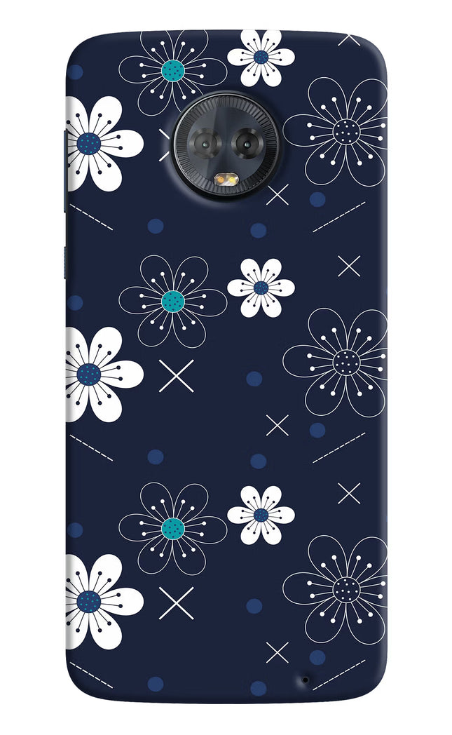Flowers Moto G6 Hard Case Back Cover by Casekaro