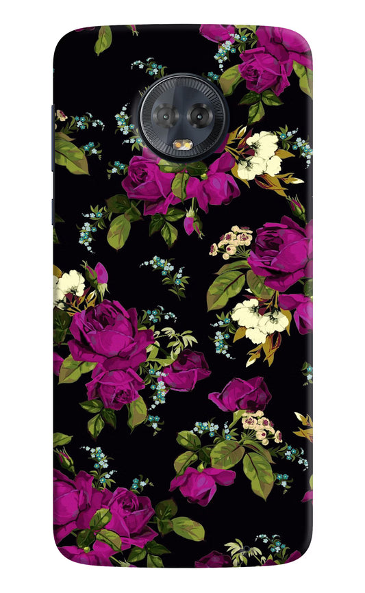 Flowers Moto G6 Hard Case Back Cover by Casekaro