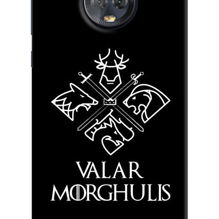 Valar Morghulis | Game Of Thrones Moto G6 Hard Case Back Cover by Casekaro