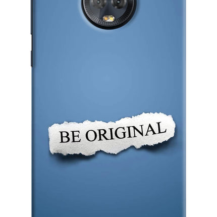Be Original Moto G6 Hard Case Back Cover by Casekaro