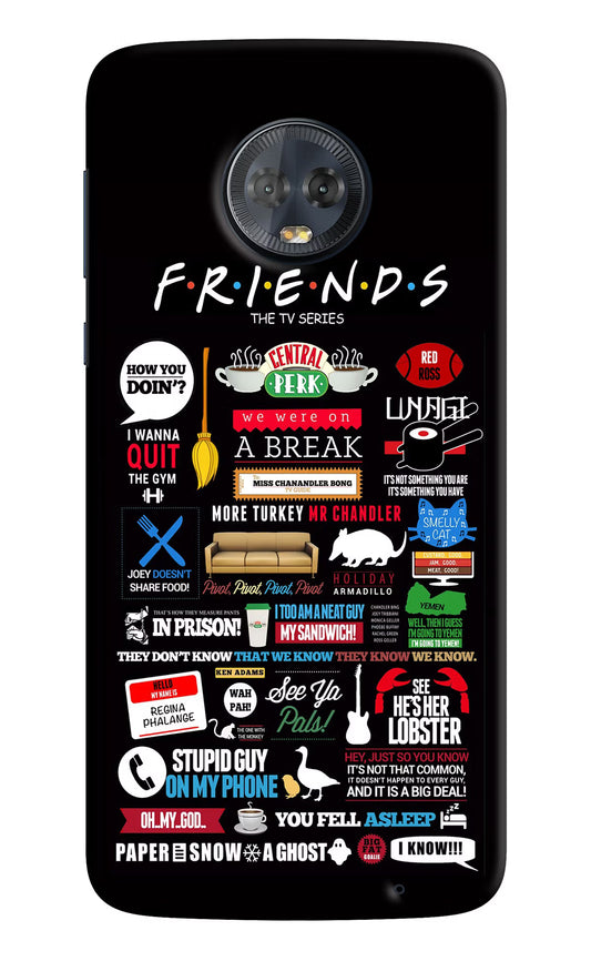 FRIENDS Moto G6 Hard Case Back Cover by Casekaro