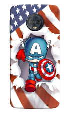 Captain America Moto G6 Hard Case Back Cover by Casekaro