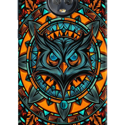 Angry Owl Art Moto G6 Hard Case Back Cover by Casekaro