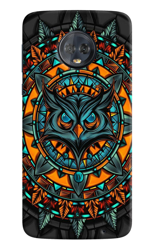 Angry Owl Art Moto G6 Hard Case Back Cover by Casekaro