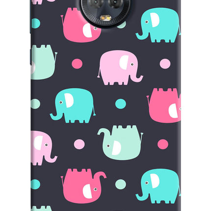 Elephants Moto G6 Hard Case Back Cover by Casekaro