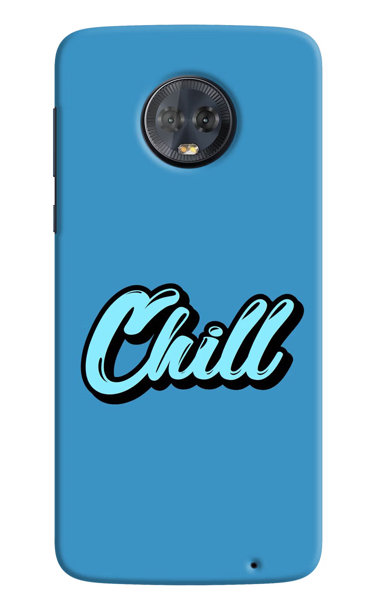 Chill Moto G6 Hard Case Back Cover by Casekaro