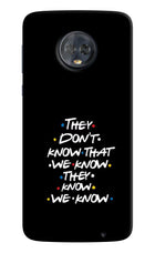 FRIENDS Dialogue Moto G6 Hard Case Back Cover by Casekaro