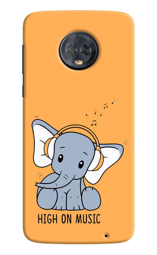 High On Music Moto G6 Hard Case Back Cover by Casekaro