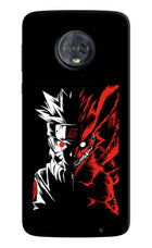 Naruto Two Face Moto G6 Hard Case Back Cover by Casekaro