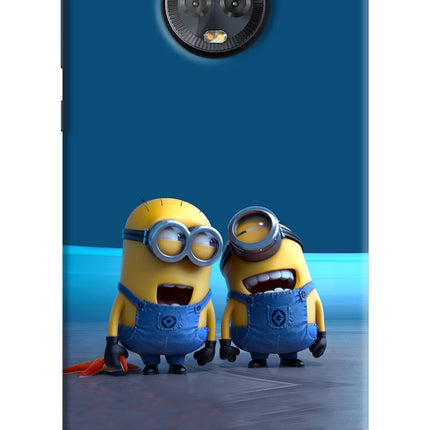 Minion Laughing Moto G6 Hard Case Back Cover by Casekaro