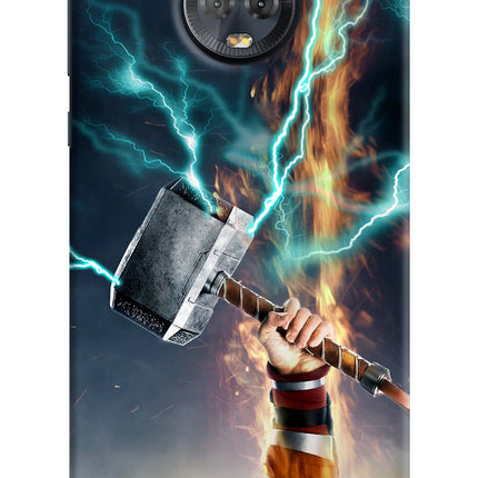 Thor Hammer Mjolnir Moto G6 Hard Case Back Cover by Casekaro
