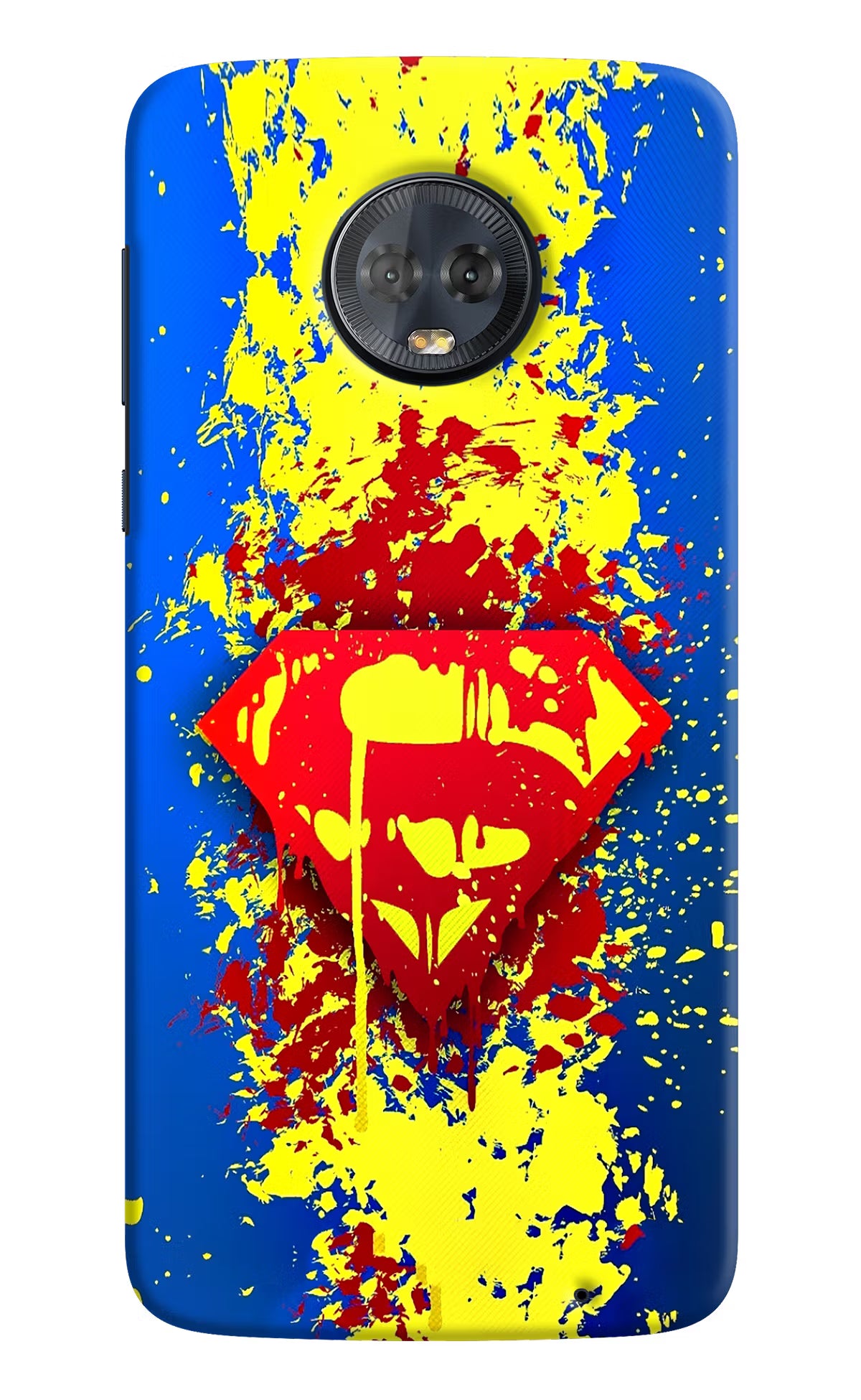 Superman logo Moto G6 Hard Case Back Cover by Casekaro