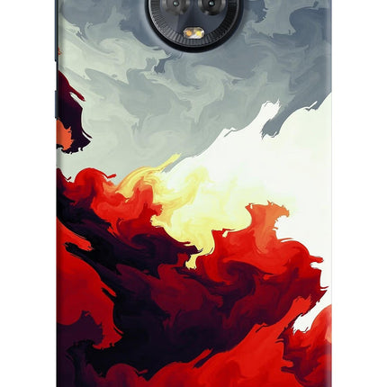 Fire Cloud Moto G6 Hard Case Back Cover by Casekaro