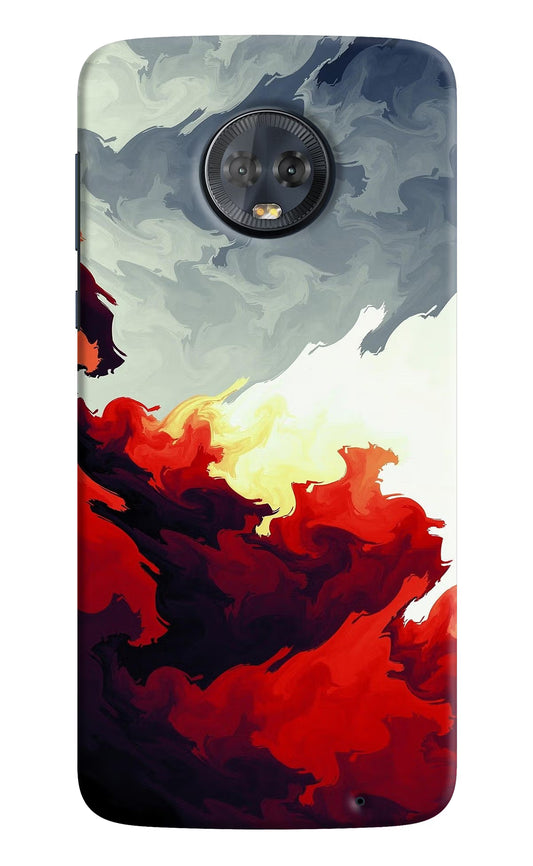 Fire Cloud Moto G6 Hard Case Back Cover by Casekaro