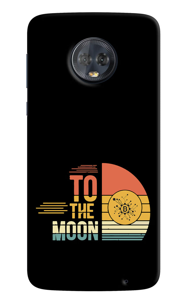 To the Moon Moto G6 Hard Case Back Cover by Casekaro