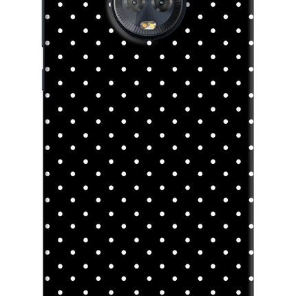 White Dots Moto G6 Hard Case Back Cover by Casekaro