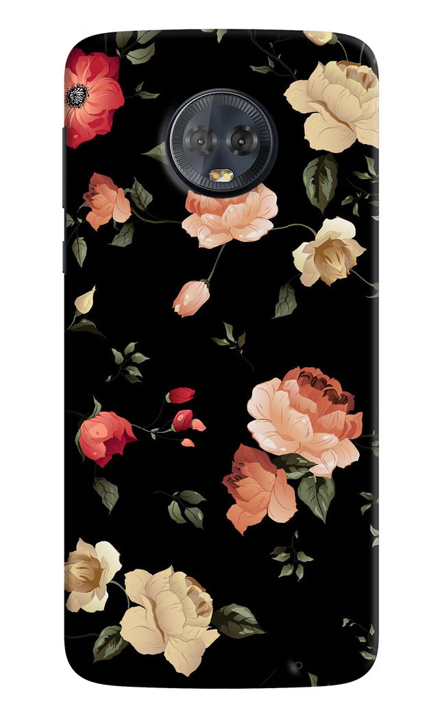 Flowers Moto G6 Hard Case Back Cover by Casekaro
