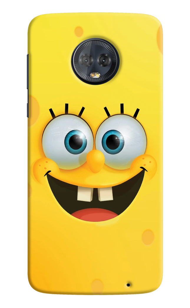 Sponge 1 Moto G6 Hard Case Back Cover by Casekaro