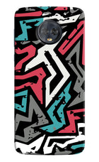 Geometric Graffiti Moto G6 Hard Case Back Cover by Casekaro