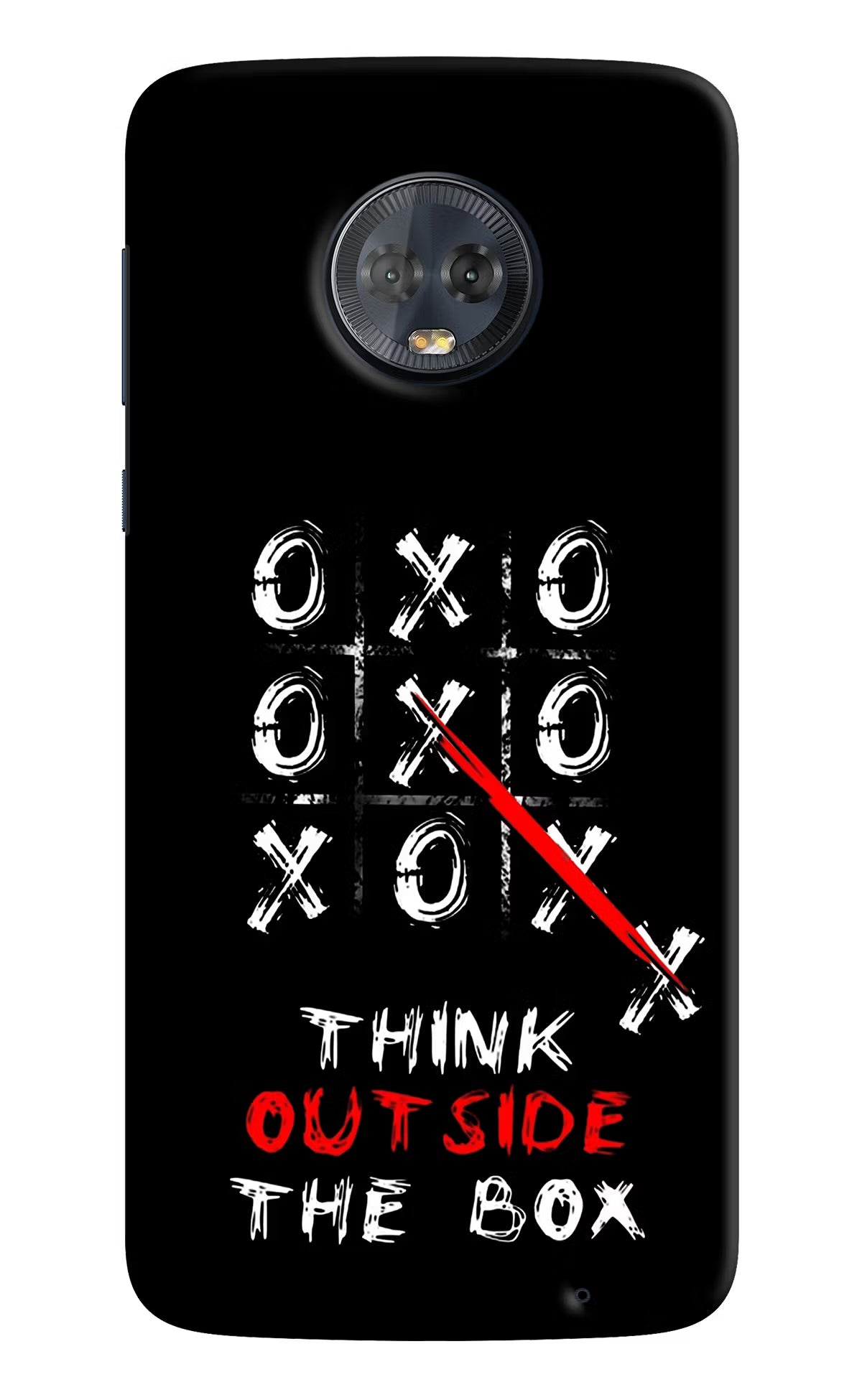 Think out of the BOX Moto G6 Hard Case Back Cover by Casekaro