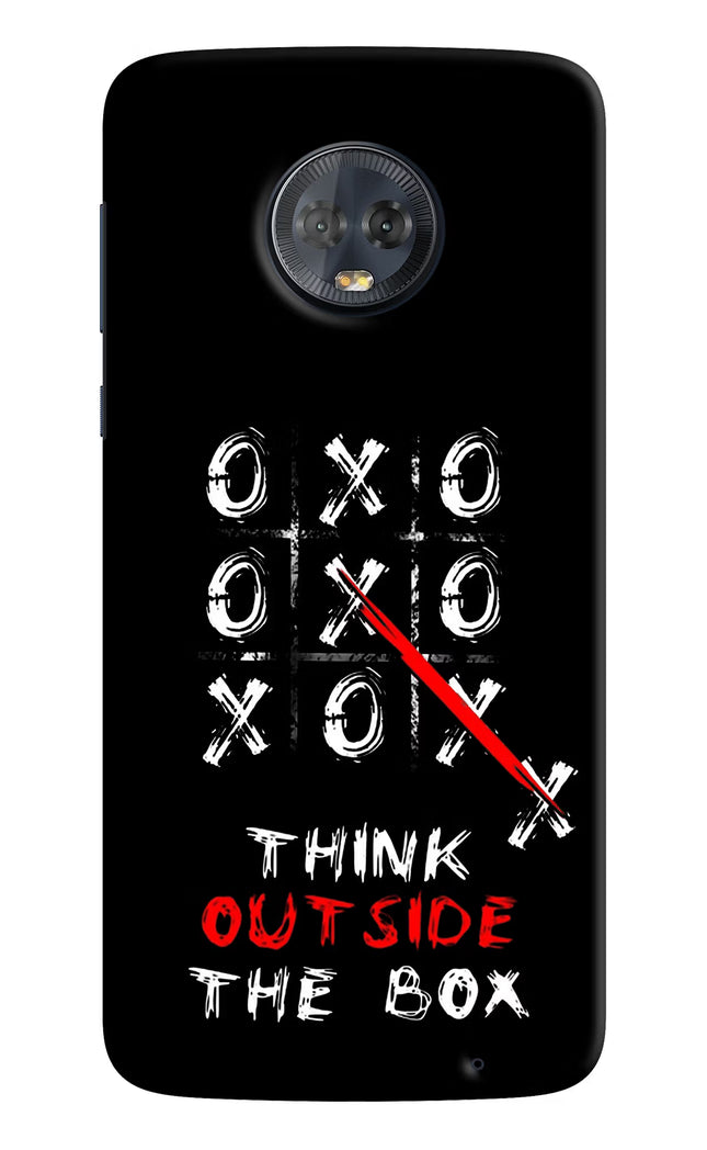 Think out of the BOX Moto G6 Hard Case Back Cover by Casekaro