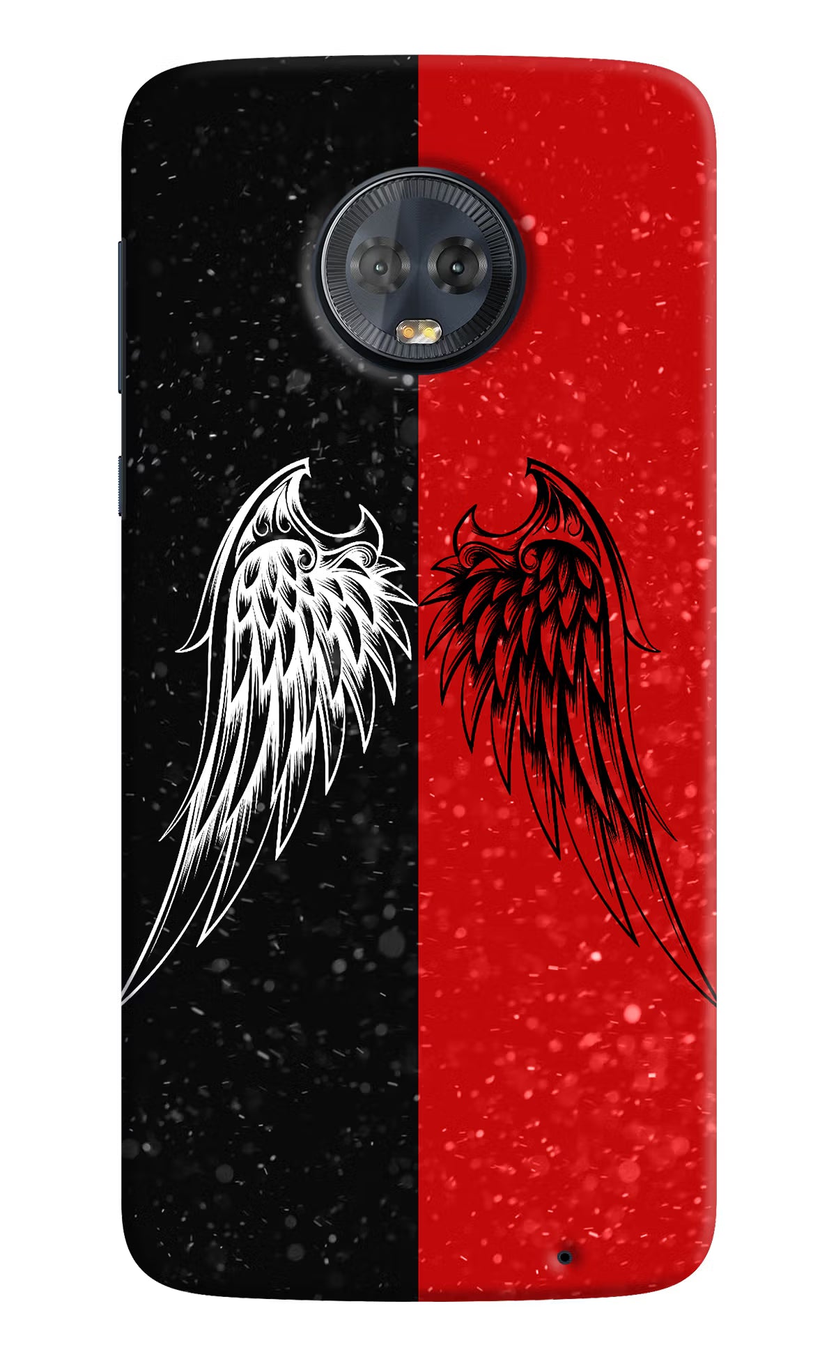 Wings Moto G6 Hard Case Back Cover by Casekaro