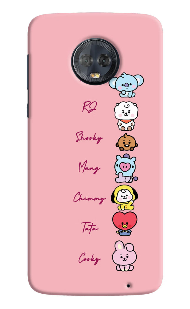 BTS names Moto G6 Hard Case Back Cover by Casekaro