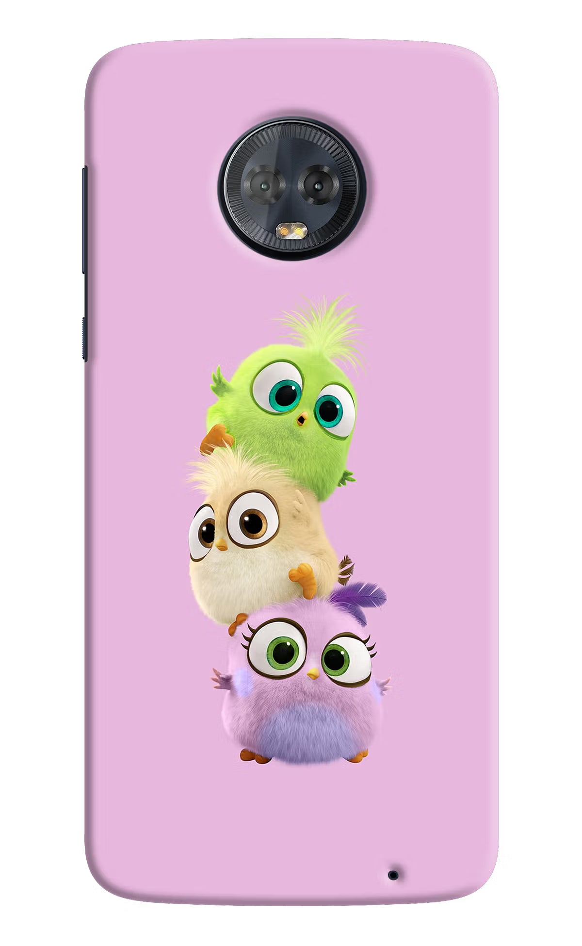 Cute Little Birds Moto G6 Hard Case Back Cover by Casekaro