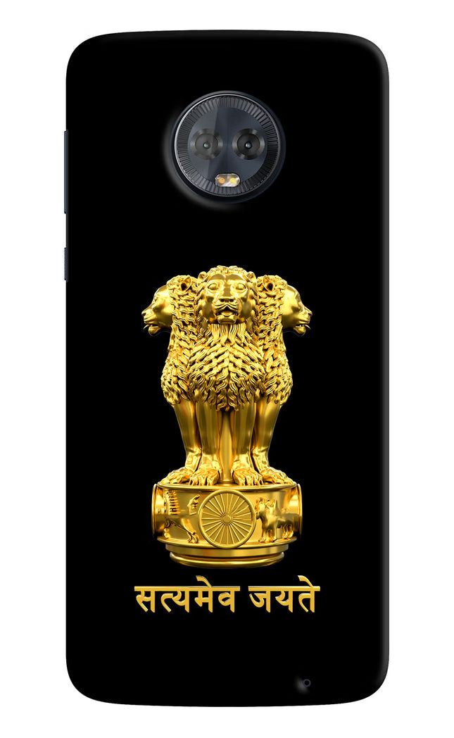 Satyamev Jayate Golden Moto G6 Hard Case Back Cover by Casekaro